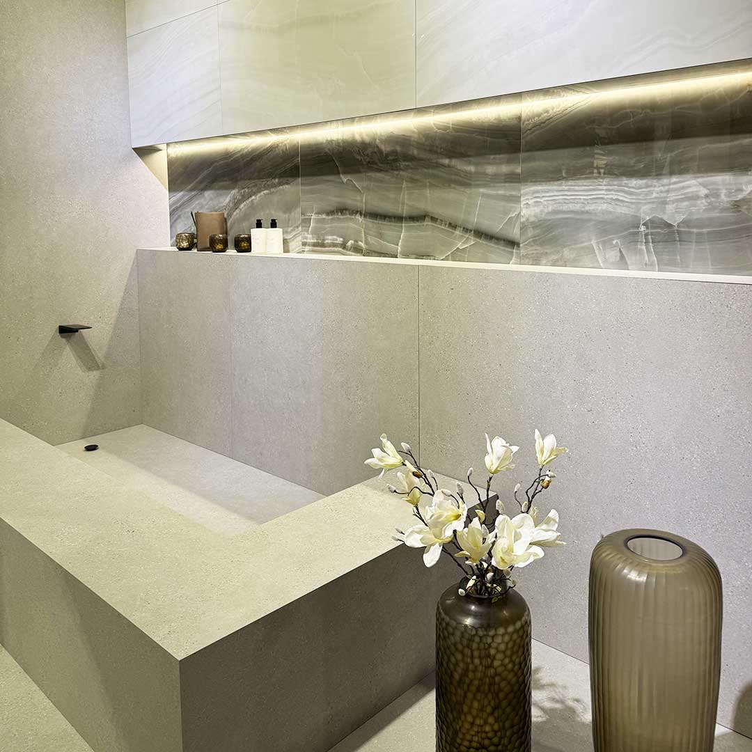 Cerámica en baños<br />
